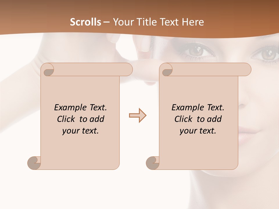Eyes Person Face PowerPoint Template