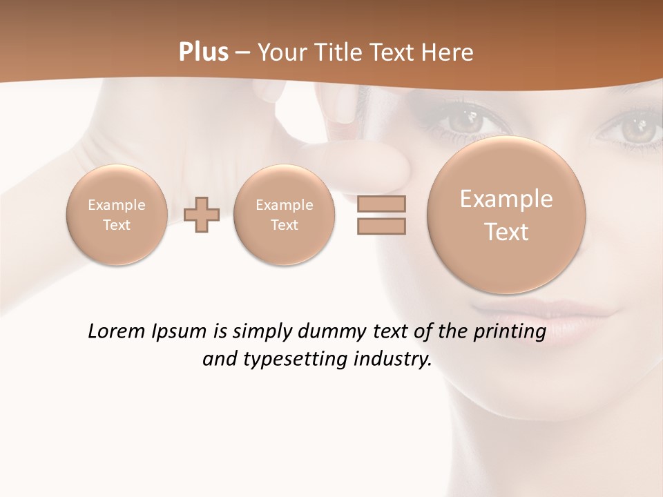 Eyes Person Face PowerPoint Template