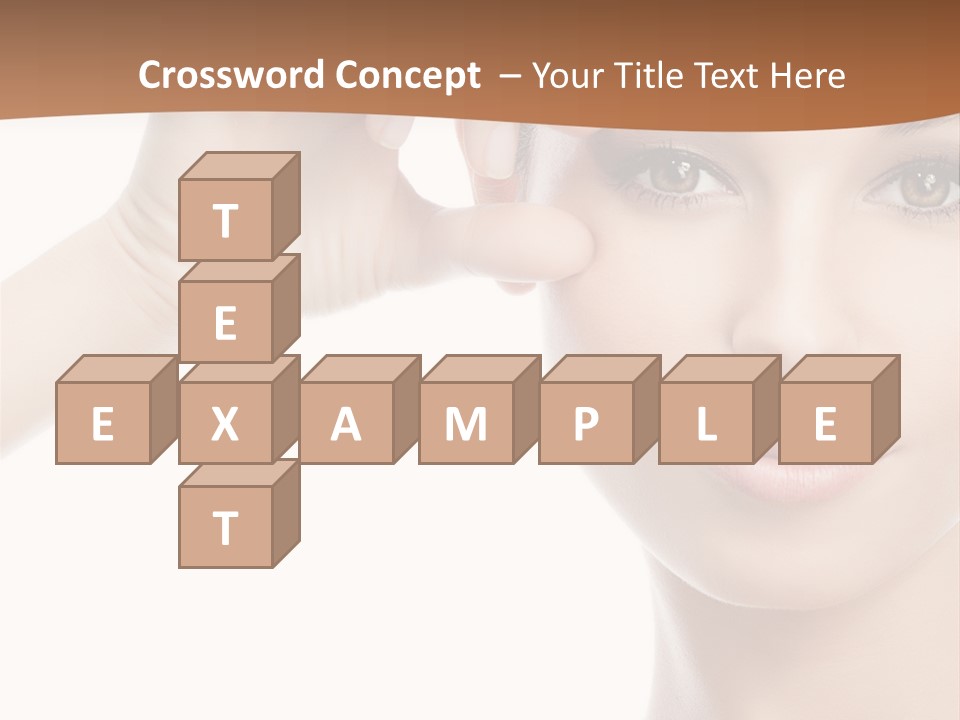Eyes Person Face PowerPoint Template