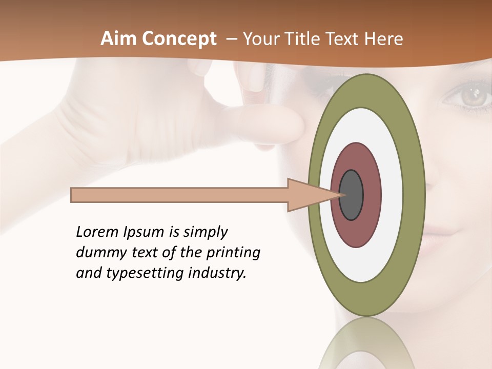 Eyes Person Face PowerPoint Template