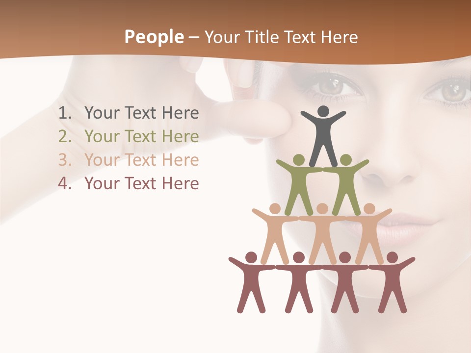 Eyes Person Face PowerPoint Template