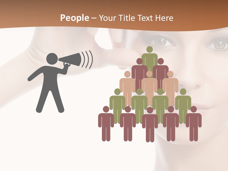 Eyes Person Face PowerPoint Template