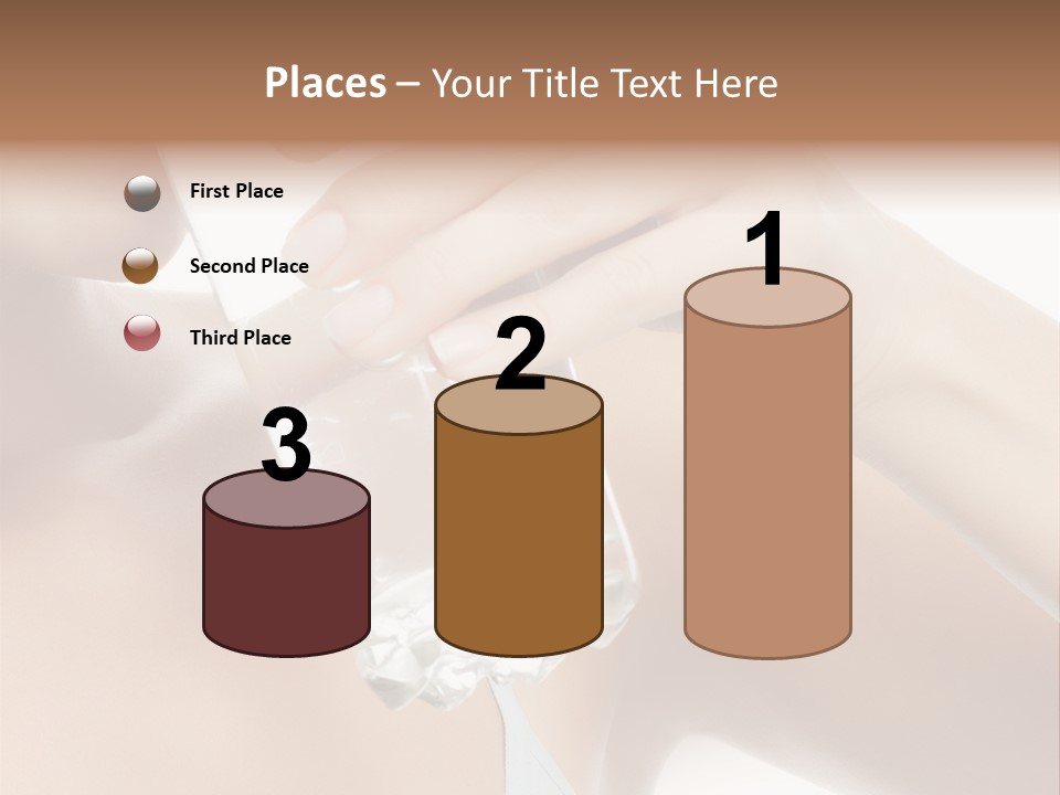 Water Fresh Isolated On White PowerPoint Template