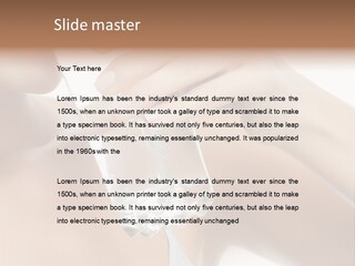 Water Fresh Isolated On White PowerPoint Template