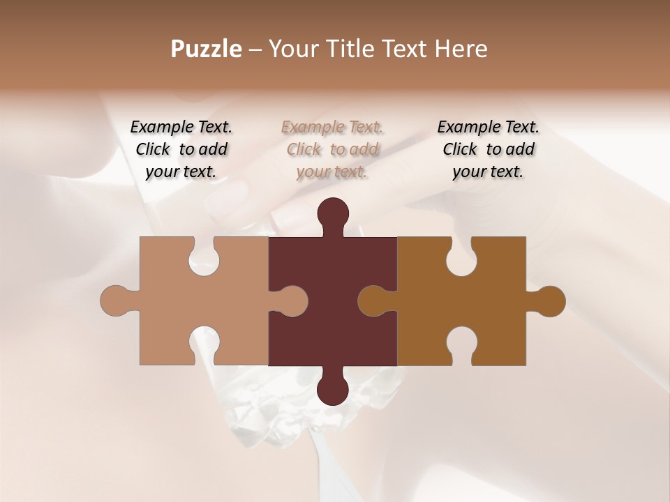 Water Fresh Isolated On White PowerPoint Template