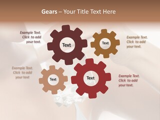 Water Fresh Isolated On White PowerPoint Template