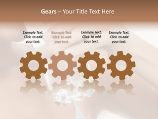 Water Fresh Isolated On White PowerPoint Template