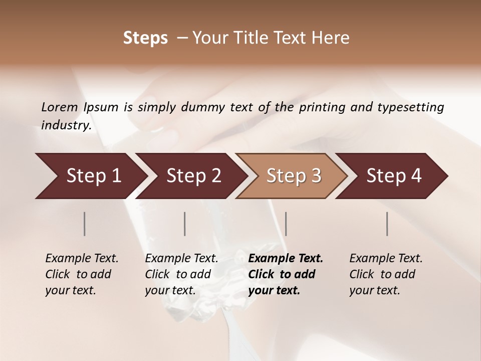 Water Fresh Isolated On White PowerPoint Template