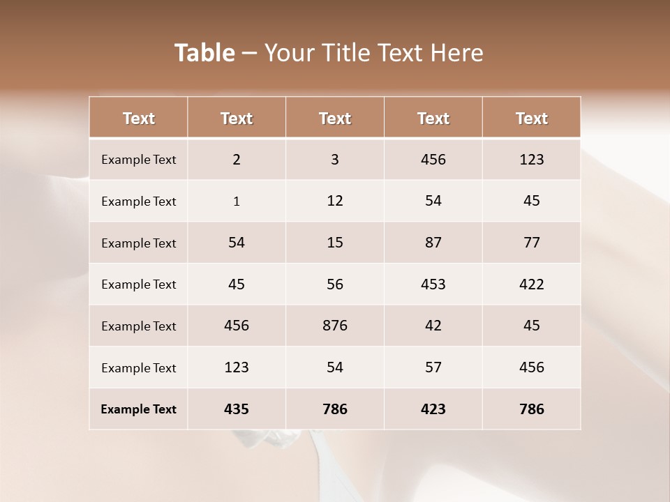 Water Fresh Isolated On White PowerPoint Template