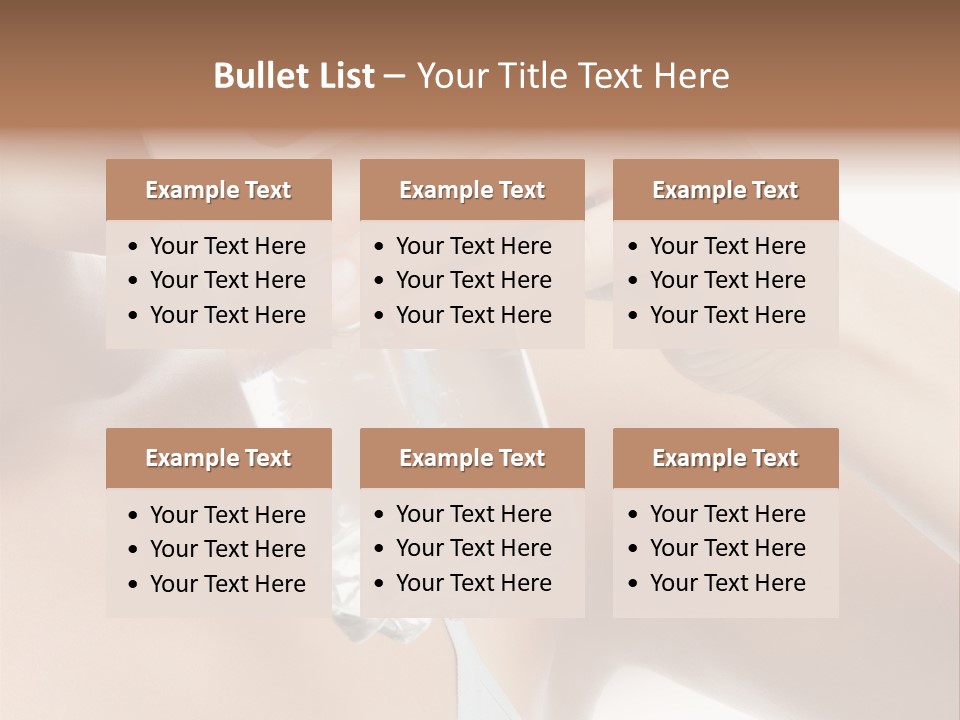 Water Fresh Isolated On White PowerPoint Template