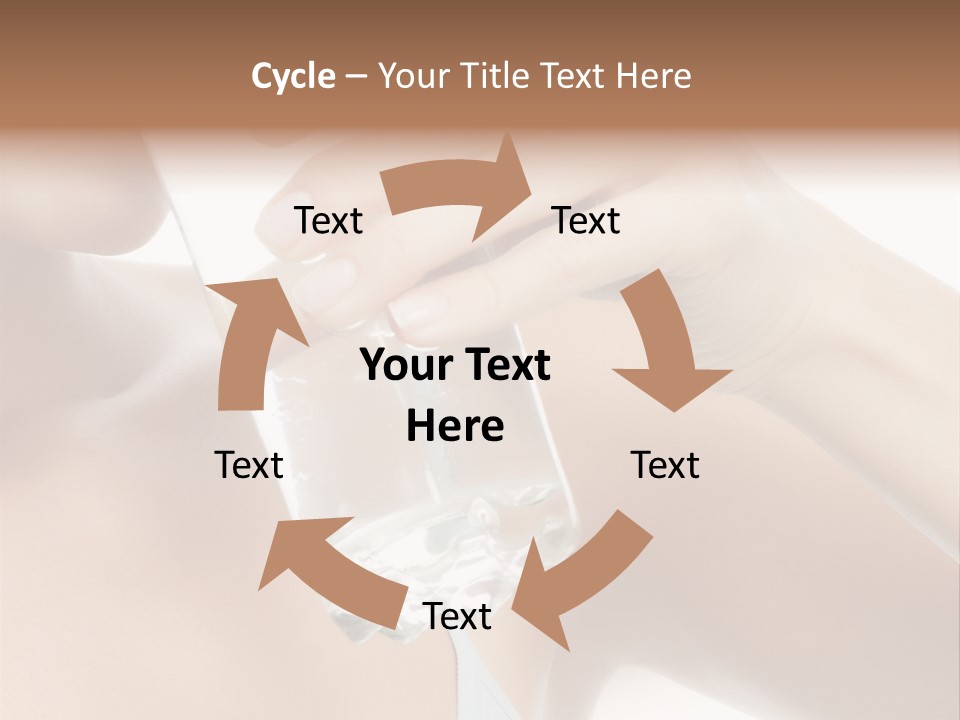 Water Fresh Isolated On White PowerPoint Template