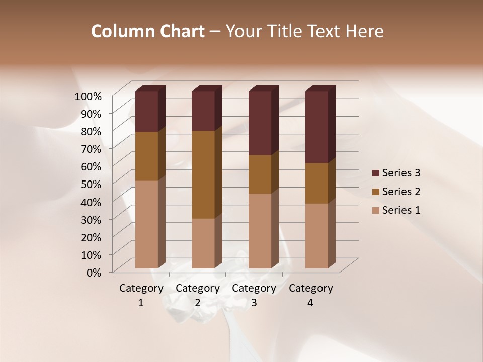 Water Fresh Isolated On White PowerPoint Template