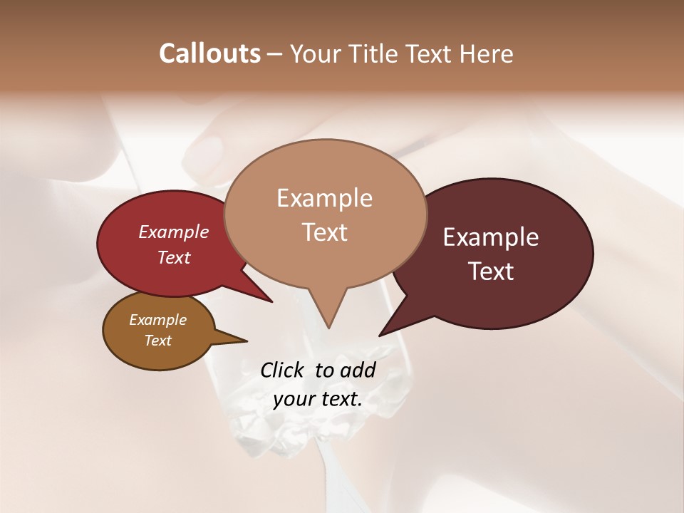 Water Fresh Isolated On White PowerPoint Template