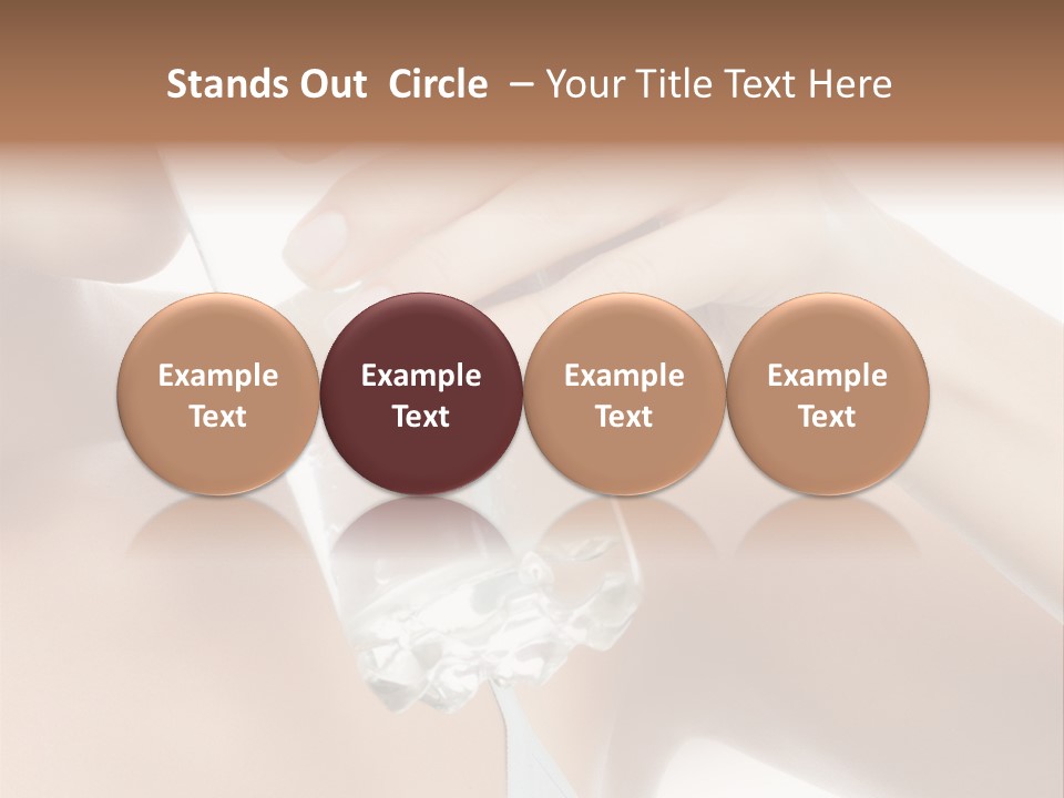 Water Fresh Isolated On White PowerPoint Template