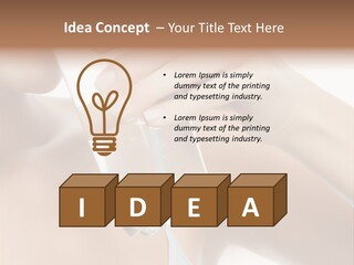 Water Fresh Isolated On White PowerPoint Template