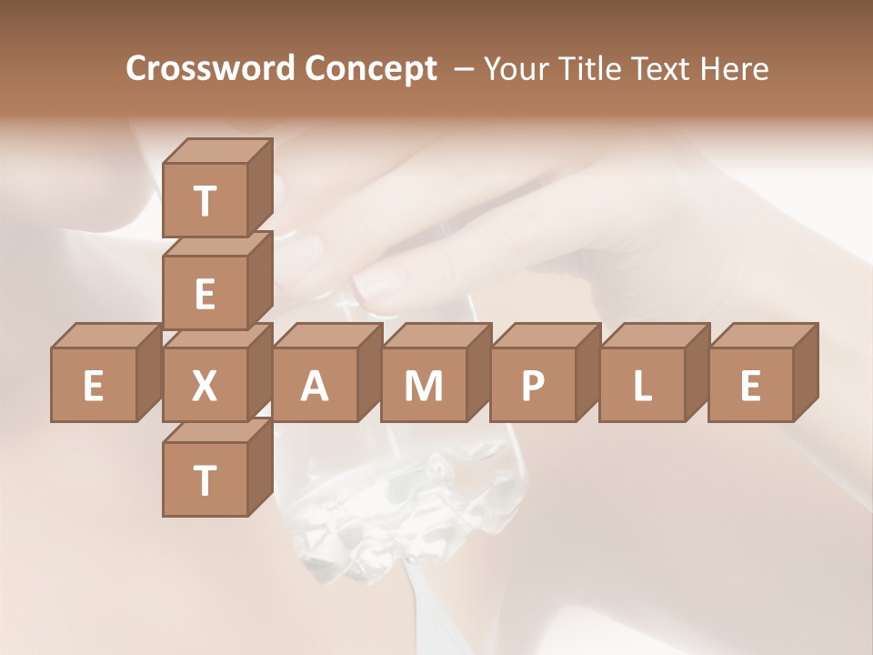 Water Fresh Isolated On White PowerPoint Template