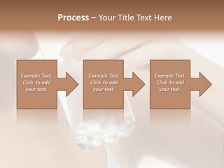 Water Fresh Isolated On White PowerPoint Template