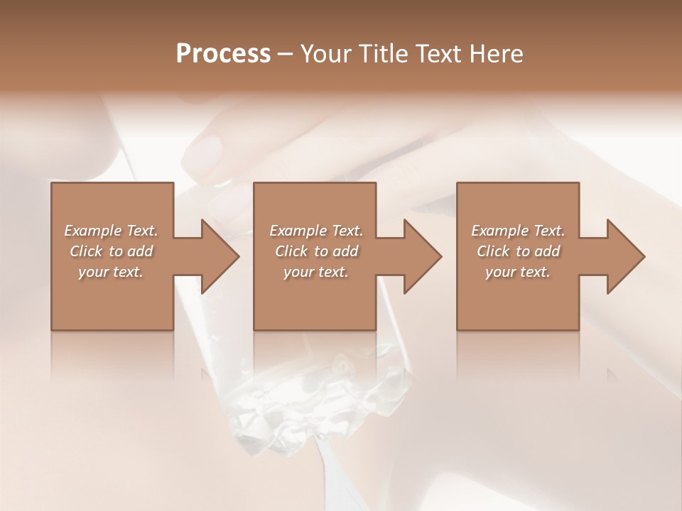 Water Fresh Isolated On White PowerPoint Template