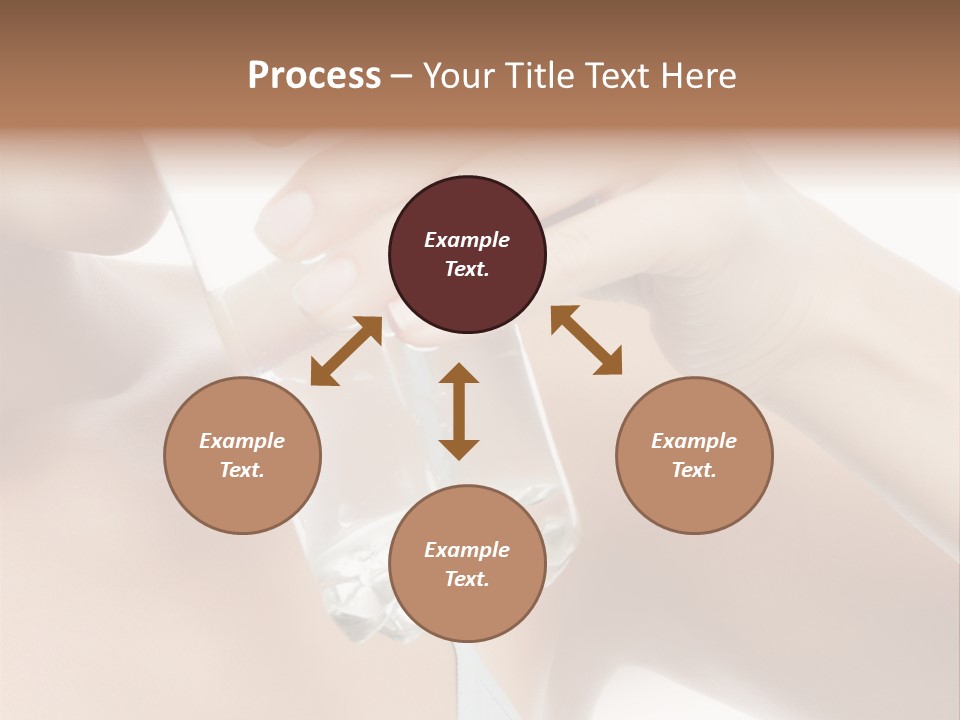 Water Fresh Isolated On White PowerPoint Template