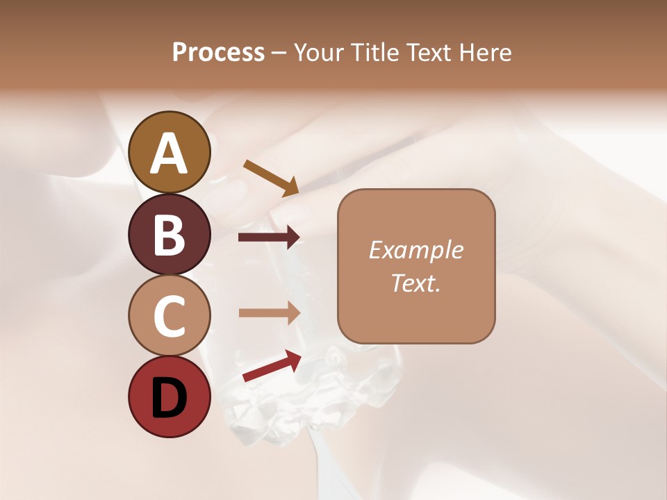 Water Fresh Isolated On White PowerPoint Template