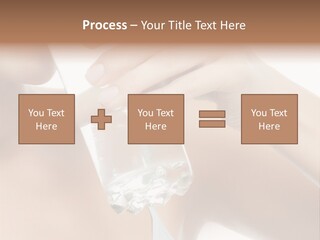 Water Fresh Isolated On White PowerPoint Template