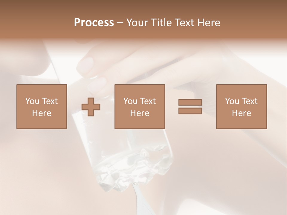 Water Fresh Isolated On White PowerPoint Template