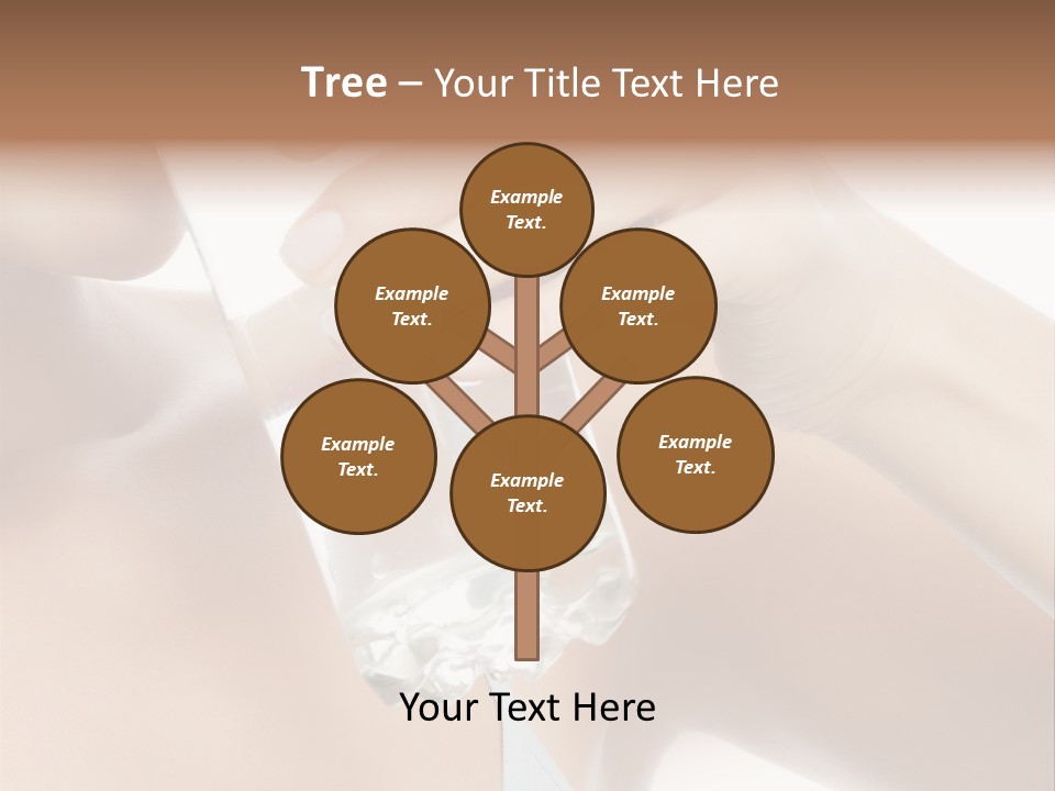 Water Fresh Isolated On White PowerPoint Template