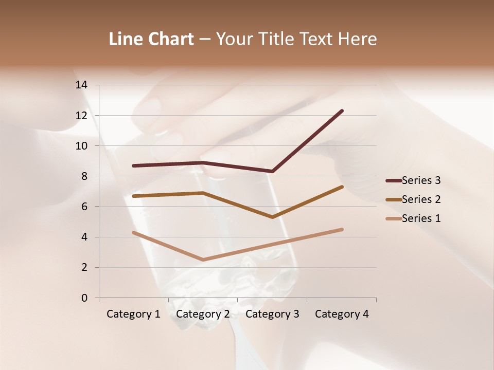 Water Fresh Isolated On White PowerPoint Template