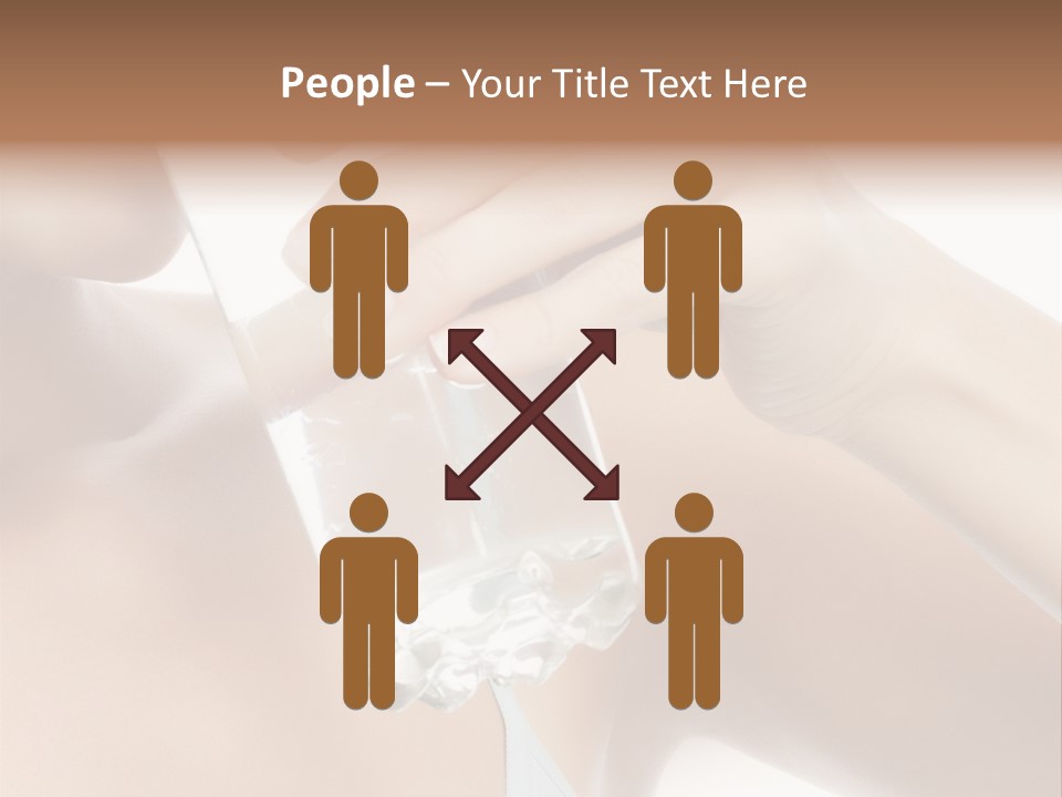 Water Fresh Isolated On White PowerPoint Template