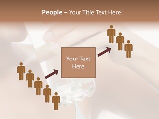 Water Fresh Isolated On White PowerPoint Template