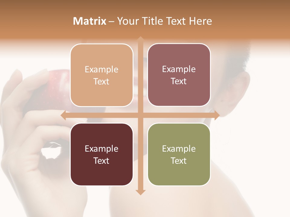 Pretty Young Lady PowerPoint Template