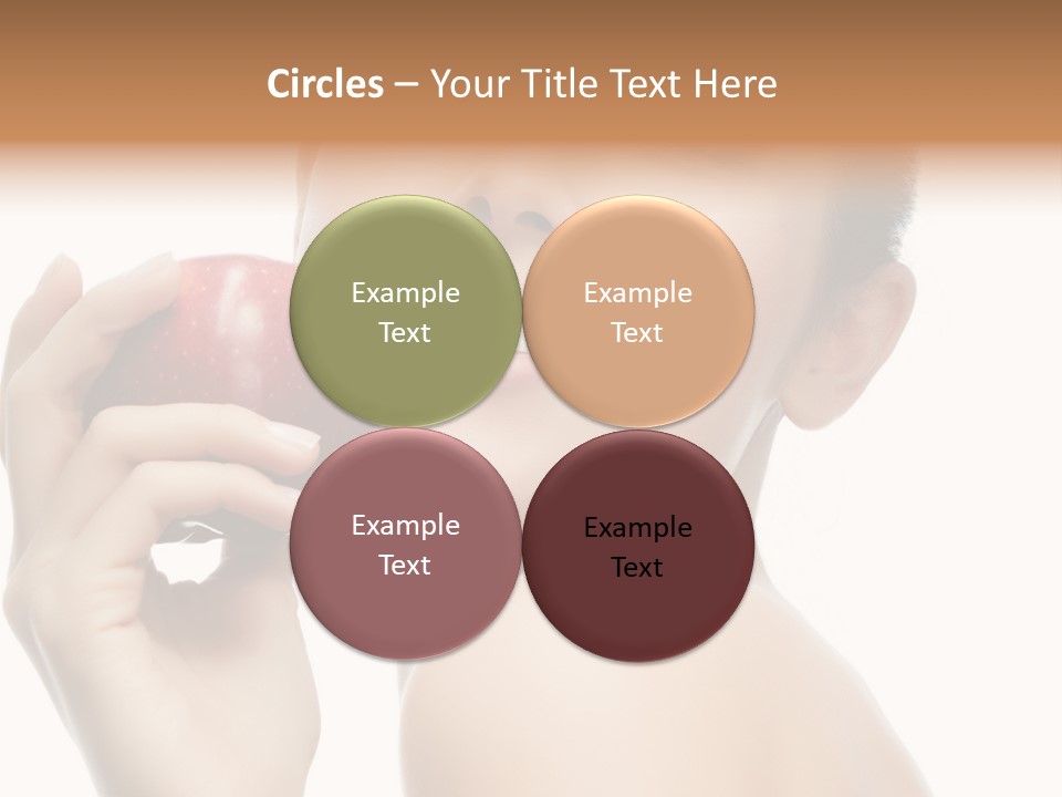 Pretty Young Lady PowerPoint Template