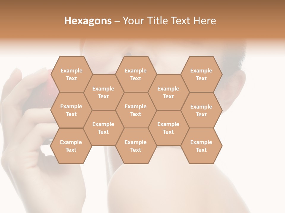 Pretty Young Lady PowerPoint Template