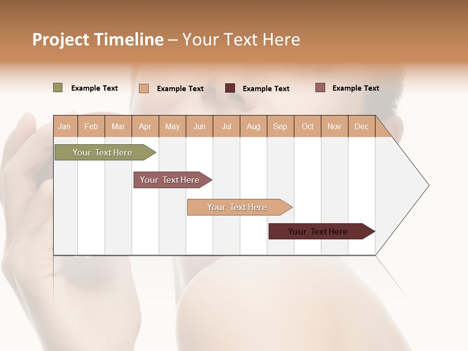 Pretty Young Lady PowerPoint Template