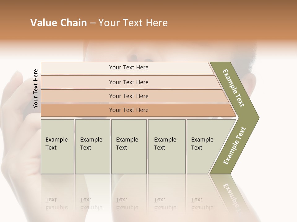 Pretty Young Lady PowerPoint Template