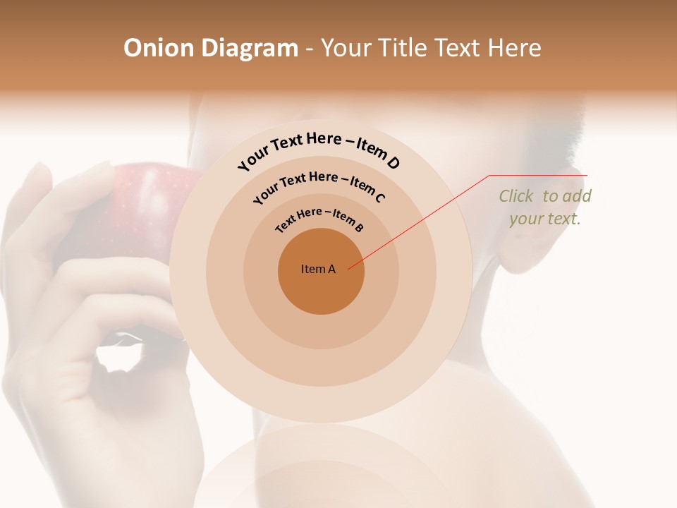 Pretty Young Lady PowerPoint Template