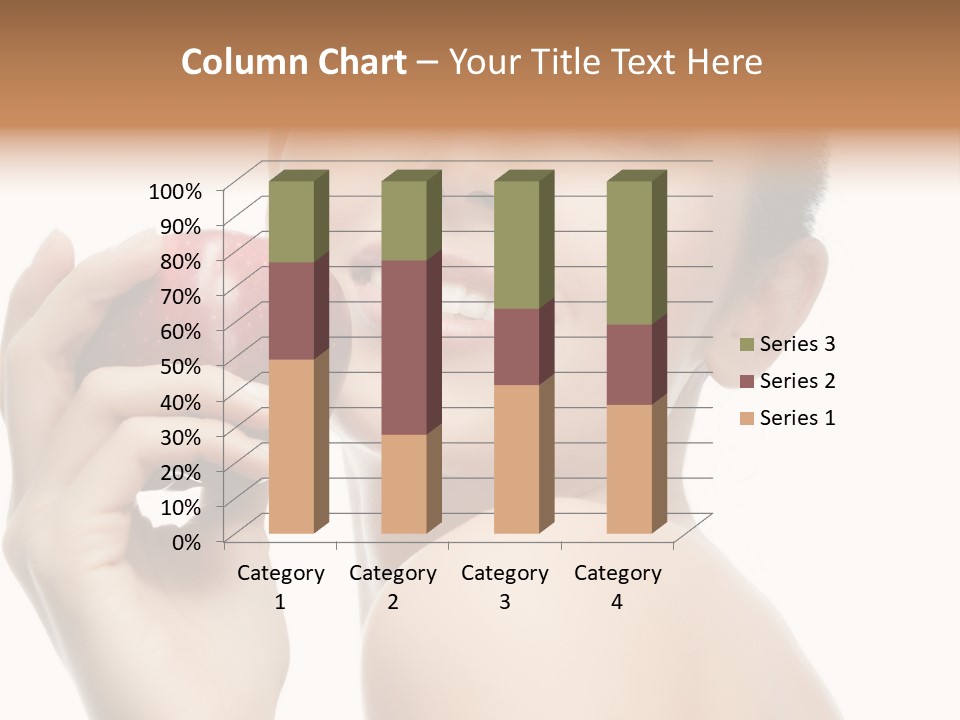 Pretty Young Lady PowerPoint Template