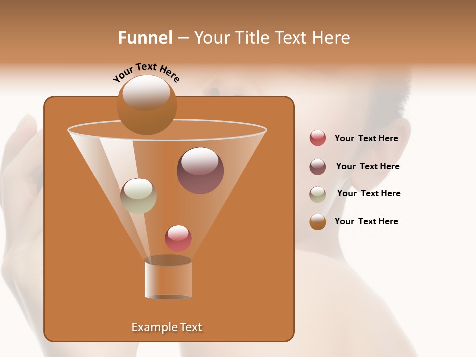 Pretty Young Lady PowerPoint Template