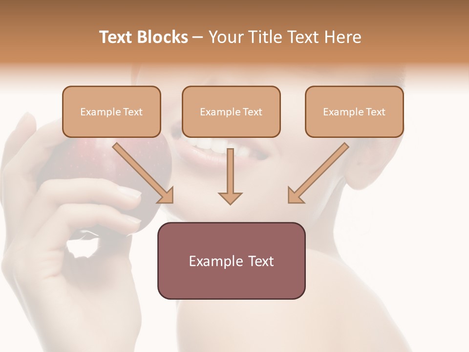 Pretty Young Lady PowerPoint Template