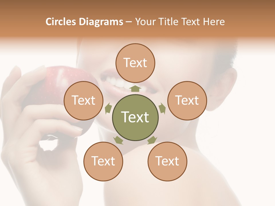 Pretty Young Lady PowerPoint Template