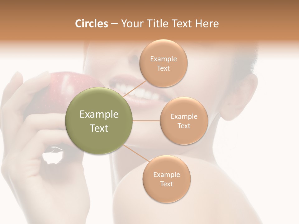 Pretty Young Lady PowerPoint Template