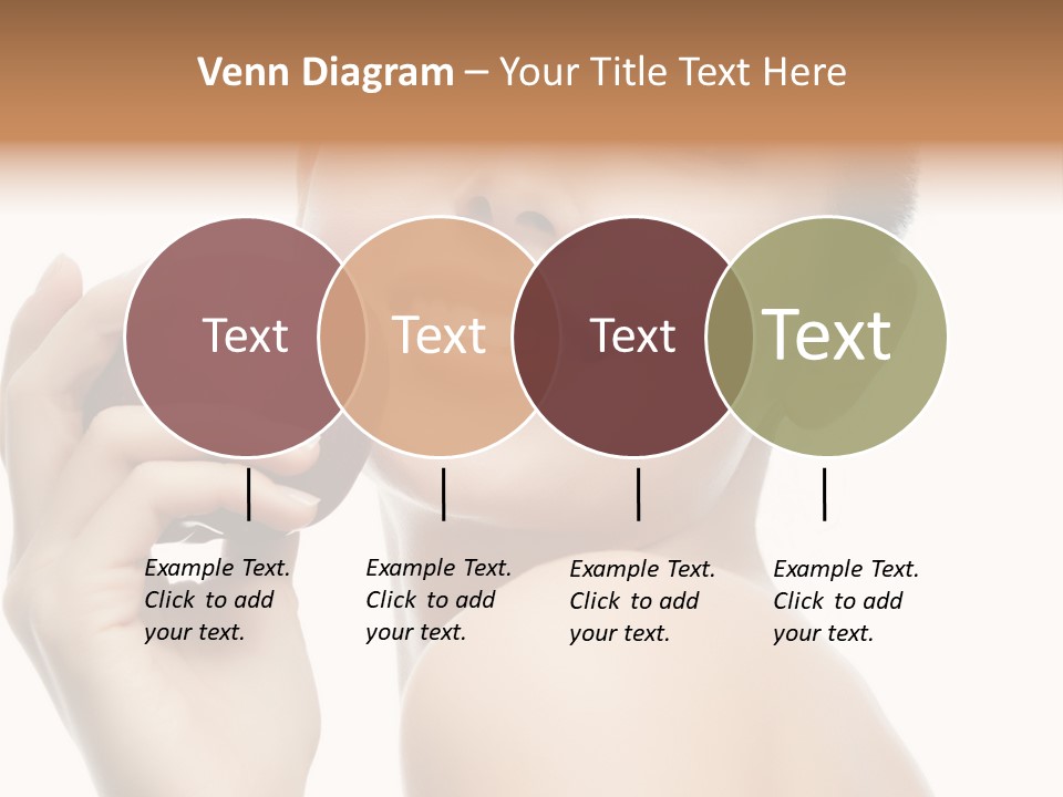 Pretty Young Lady PowerPoint Template