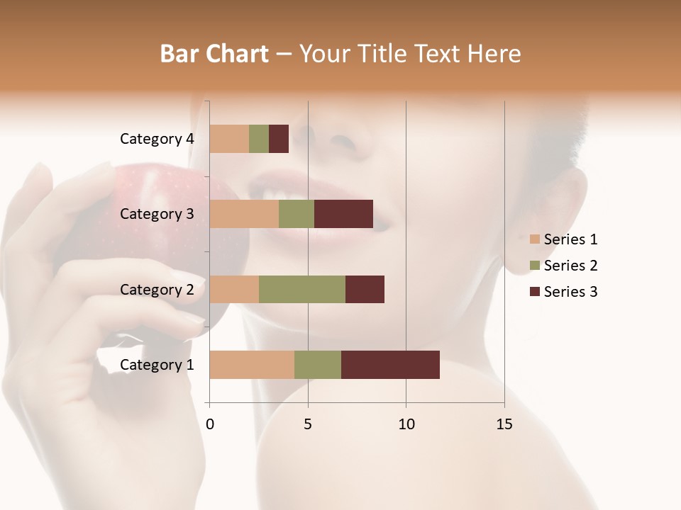 Pretty Young Lady PowerPoint Template