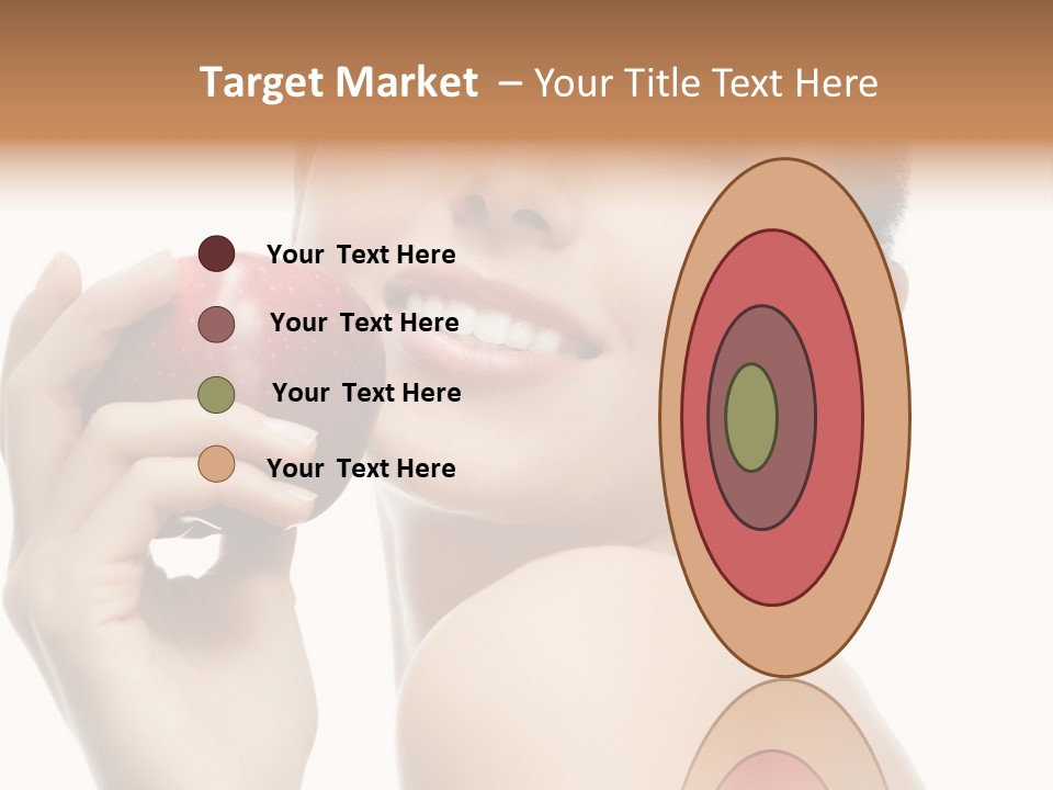 Pretty Young Lady PowerPoint Template