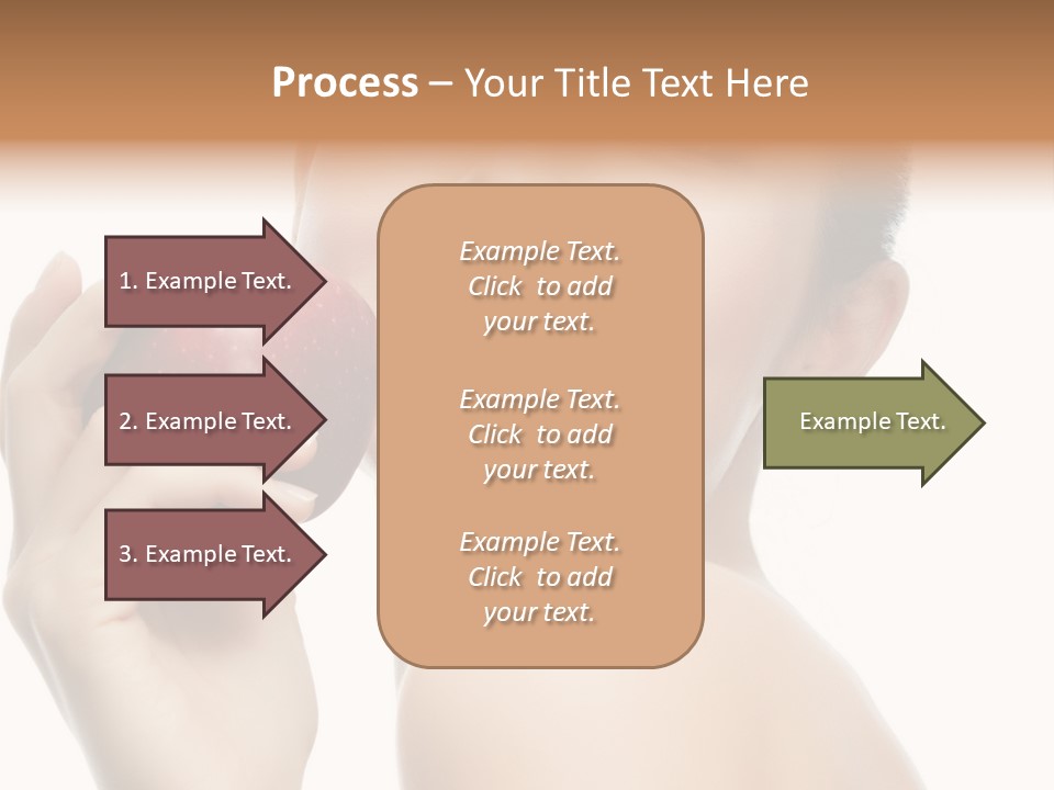 Pretty Young Lady PowerPoint Template