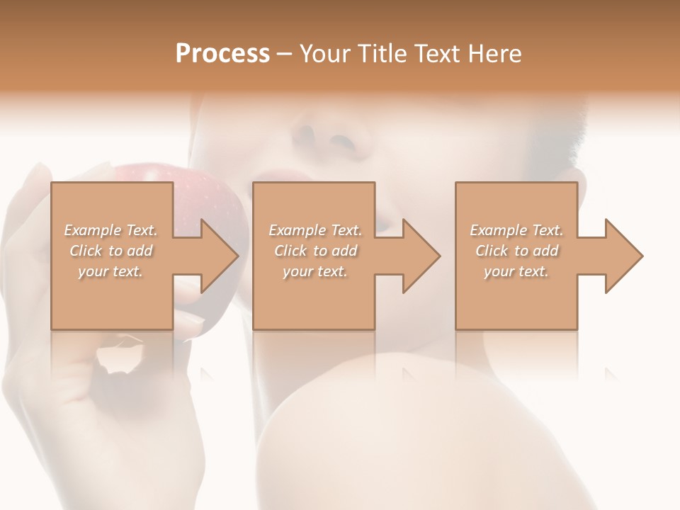 Pretty Young Lady PowerPoint Template