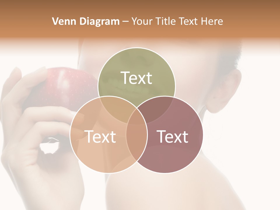 Pretty Young Lady PowerPoint Template