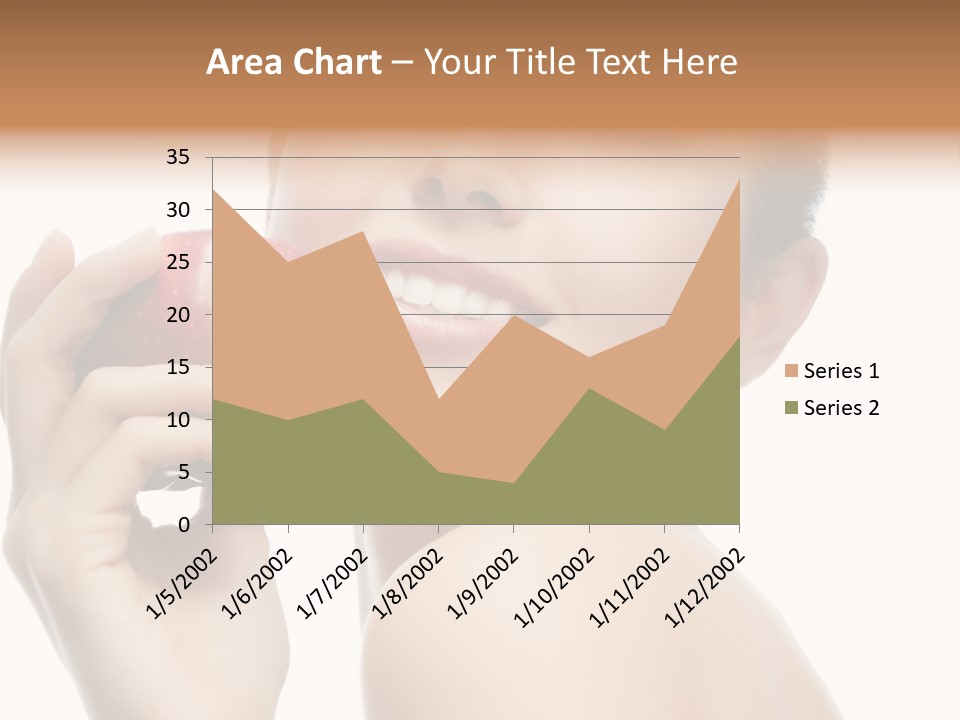 Pretty Young Lady PowerPoint Template