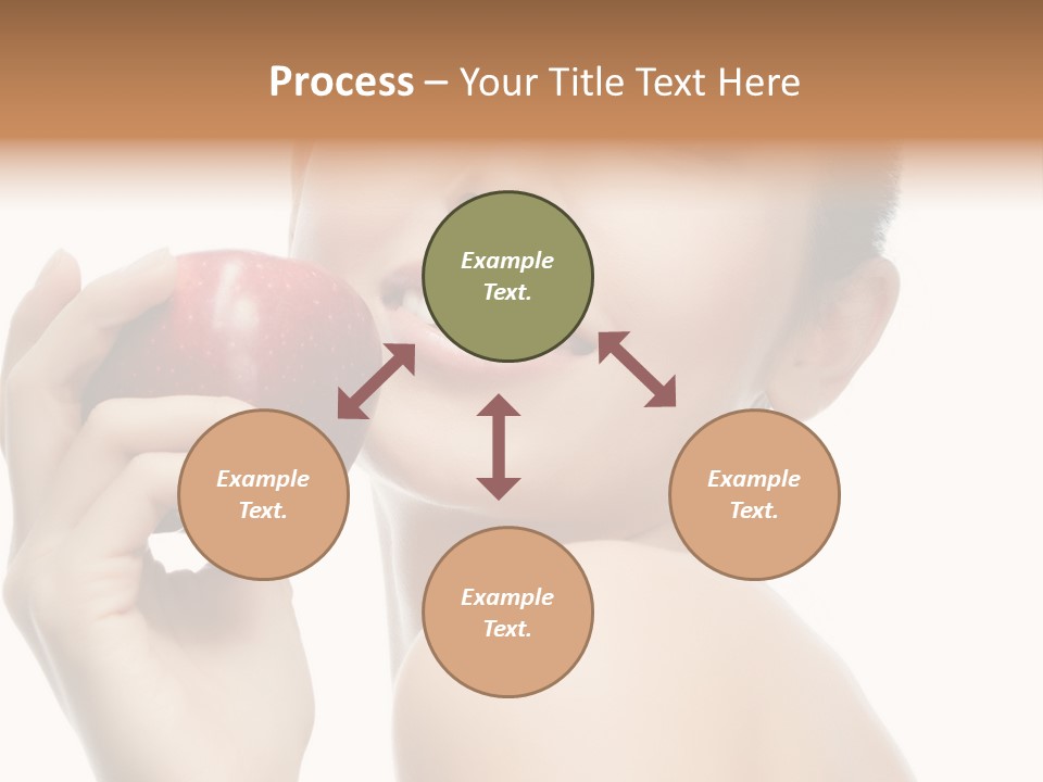 Pretty Young Lady PowerPoint Template