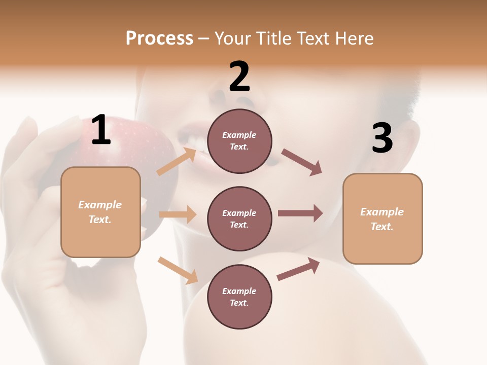 Pretty Young Lady PowerPoint Template